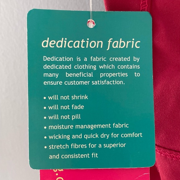 Pink and brown athletic Dedicated tank top size small - Picture 4 of 4